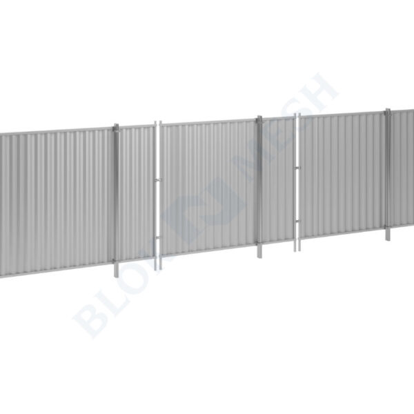 Blockade™ Steel In-Ground Hoarding System - 2m