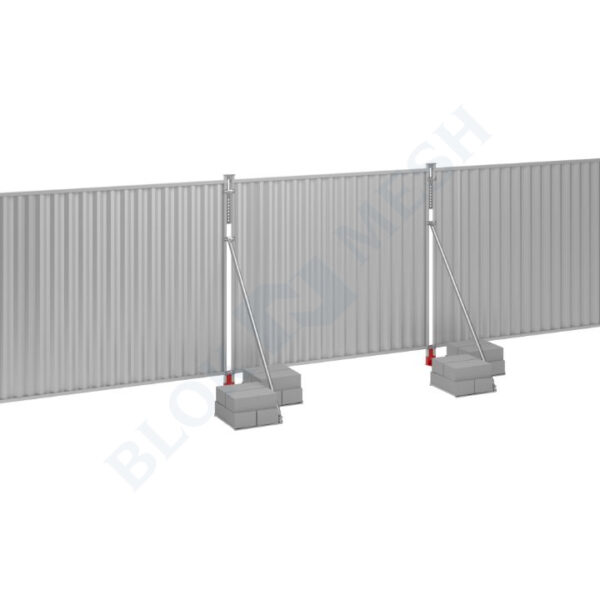 Blockade™ Steel On-Ground Hoarding System - 2m