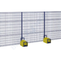 Defender V Mesh Temporary Fencing with BraceBlok™ - 3m | Blok 'N' Mesh