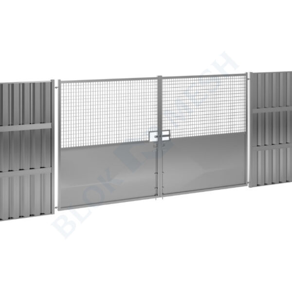 Fortress Steel Half Mesh Vehicle Gate