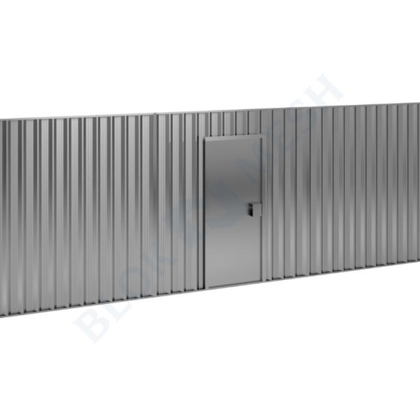 Fortress™ Steel In-Ground Pedestrian Door - 2.4m