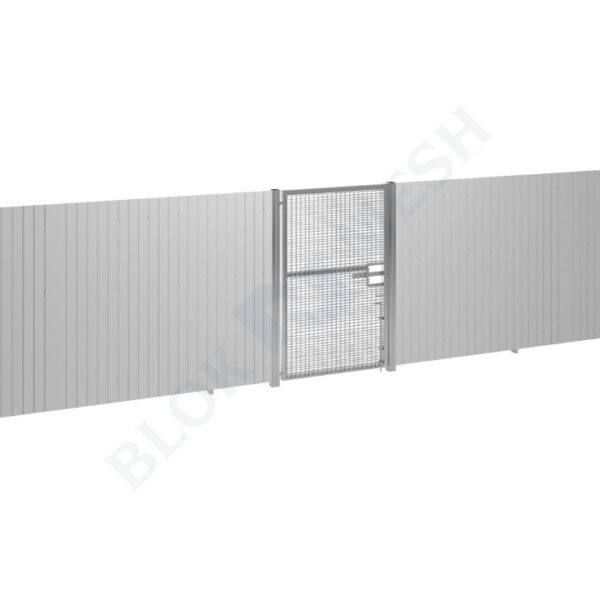 Go-Hoard™ In-Ground Steel Full Mesh Pedestrian Door - 2.4m