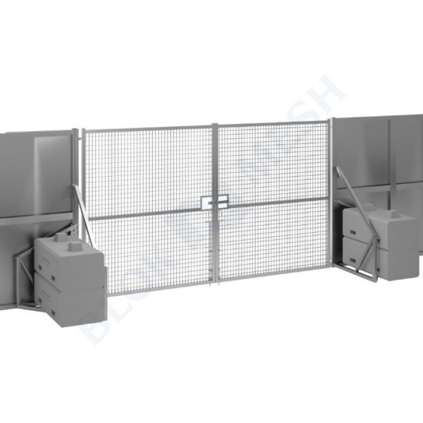 Secure Hoard Steel Full Mesh Vehicle Gate