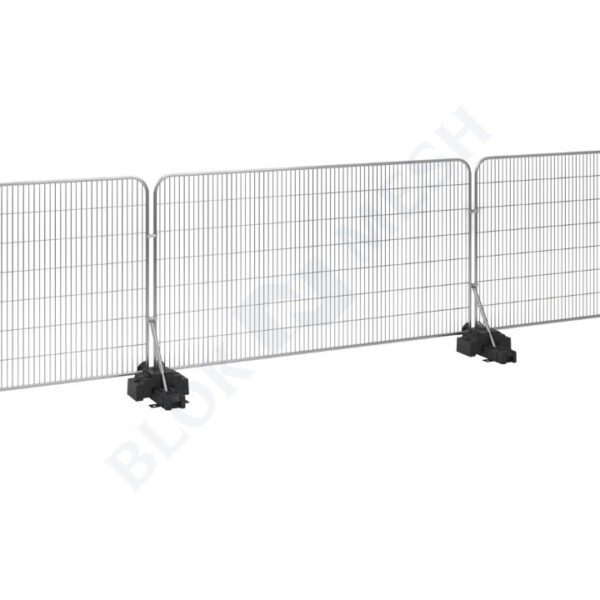 Temporary Fencing Set with Short Brace - 1no. SoloBlok™