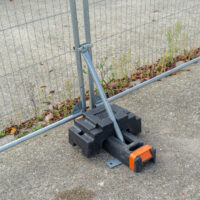 Temporary Fencing Set with Short Brace - 1no. SoloBlok™