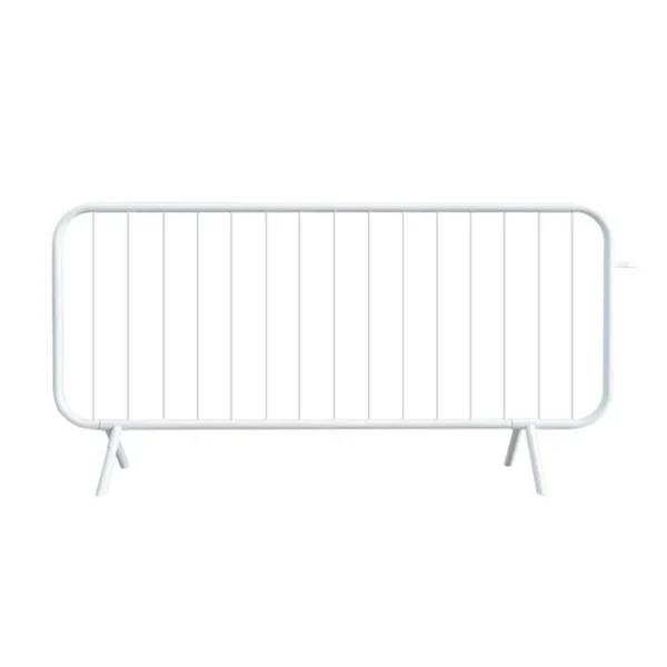 Powder Coated Bar Barrier - White