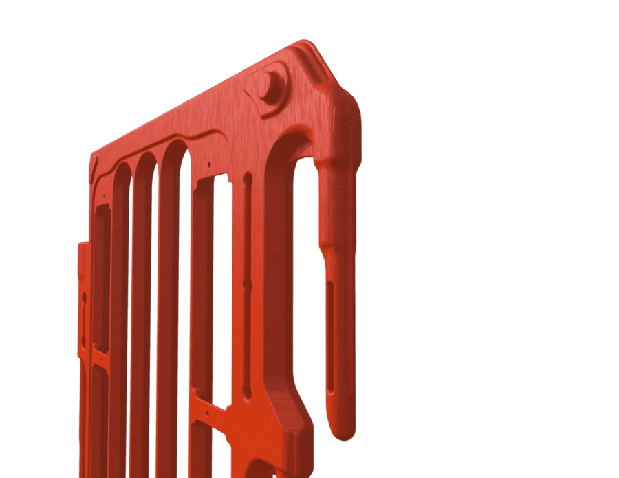 Connection point of barrier