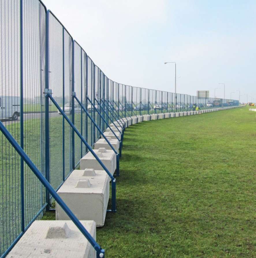 Base Level On Ground Security Fence